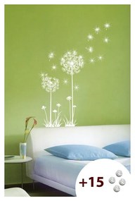 Комплект стикери и 15 кристала Сваровски Цветя на глухарче - Ambiance