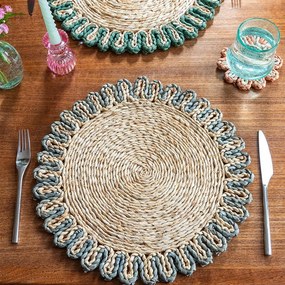 Подложка за хранене от царевични люспи ø 38 cm Corn Husk – Rex London