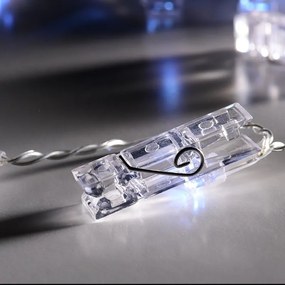 10 LED крушка в поредица Plastic clips-Стабилен (10) парчета