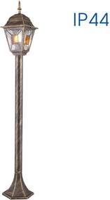 Градински фенер MURANO, ант. месинг, 1xE27