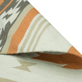 Реверсивен килим за открито, изработен от рециклирана пластмаса , 120 x 180 cm Aztec - Green Decore