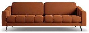 Оранжев кадифен диван 238 cm Nalu – Makamii