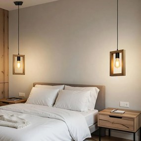 Пендел ТИЕРА, орех, 1xE27