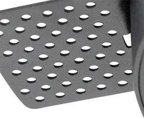 Модерен вграден прожектор черен GU10 AR70 кръгъл без рамка - Oneon