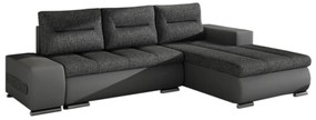 Ъглов разтегателен диван ATAVIA, 275x85x180, inari 96/soft 29, десен ъгъл