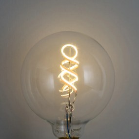 Комплект от 5 Интелигентни димируеми LED крушки E27 G125 RGBW 4W 250lm 2700K