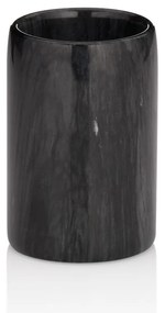 Черна мраморна чаша за четки за зъби Liron - Kela