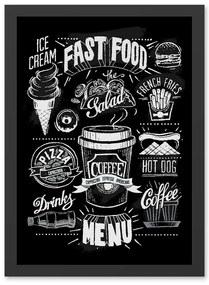 Живопис 55x70 cm Menu - Wallity