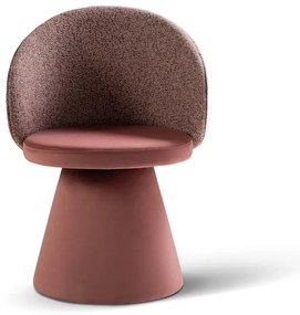 Розово кадифено кресло Inez – Micadoni