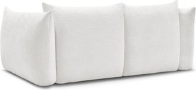 Бял диван от прежда с примки от букле 234 cm Azra – Bobochic Paris