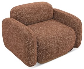 Оранжево/кафяво кресло Ailani – Makamii