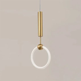 Висяща LED лампа LHJ059-1CP Brush Gold