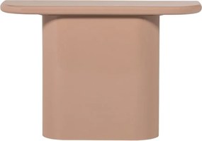 Светлорозова гланцова конзолна маса 30x120 cm Nocta – WOOOD