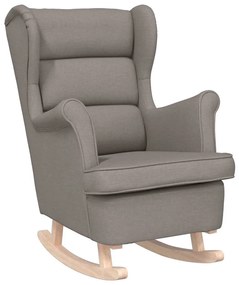 4016925 vidaXL Люлеещ се стол Taupe 74x90x102 cm Fabric