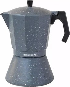 Втора ръка: Кубинска кафеварка Klausberg KB 7298, 12 чаши, 600 ml, Индукция, Сив мрамор