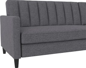 Сив сгъваем ъглов диван Celine – Støraa