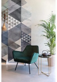 Тъмнозелено кадифено кресло Bon - White Label