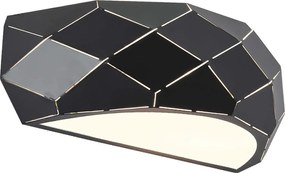 Стенно осветително тяло REUS 1xE27/40W/230V черно