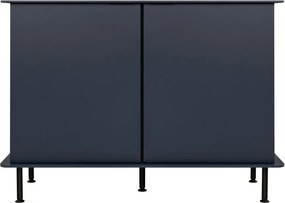 Тъмносин скрин с отвор за кабели 120x88x50 cm Suumo – noo.ma