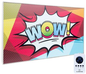 Klarstein Wonderwall Air Art 60, инфрачервен нагревател, 101 x 60 см, 600 W, за стена, дистанционно управление