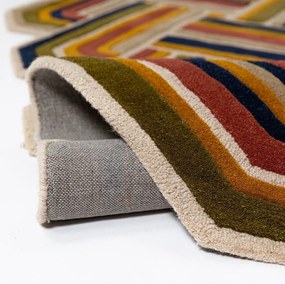 Ръчно изработен вълнен килим 160x230 cm Lattice Shaped – Flair Rugs