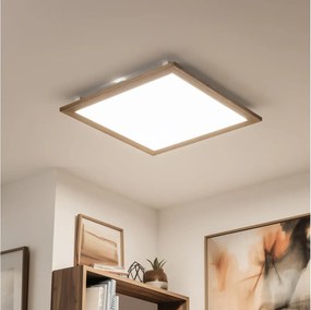 Eglo - LED повърхностно монтиран панел SALOBRENA LED/31W/230V кафяв