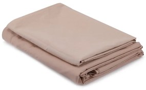Бежово памучно спално бельо за двойно легло 200x200 cm - Mijolnir