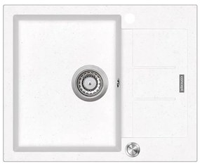 Concept DG05C45WH - кухненска мивка CUBIS 50x62 см, гранит/бяла