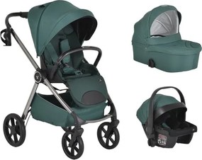 Детска количка 3в1 Unique CANGAROO - Pine-Green