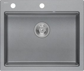 гранитна мивка KURT 110 Grey Metallic