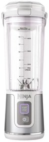 Преносим блендер Ninja Blast BC151EUWH, 7.4W, 530 мл, Стоманен нож с 6 остриета, Трошене на лед, До 10 цикъла, Без BPA, USB-C, Бял