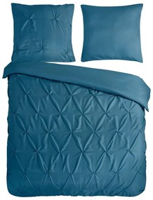 Двойно удължено спално бельо от микрофибър в петролен цвят 200x220 cm Pure Elegance – Good Morning