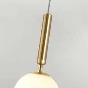 СТЪКЛЕНА СФЕРИЧНА ВИСЯЩА ЛАМПА G108-1W GOLD E27