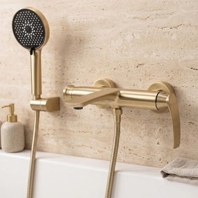 Смесител за вана PREMIUM REA Como Brush Gold