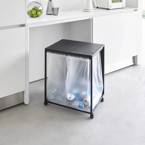 Черно метално кошче за рециклиране Tower – YAMAZAKI