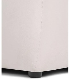 Кремав кадифен диван 225 cm Cube – Bonami Selection