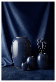 Тъмносиня глинена ваза (височина 25 cm) Gastro Dark Blue – Bitz