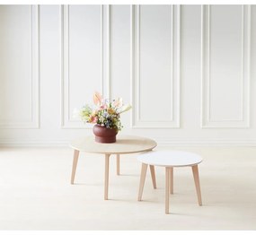 Масичка за кафе с бял плот Hammel Ø 60 cm Iris - Hammel Furniture