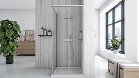 Душ кабина Rea City 90x90 Nickel Brush