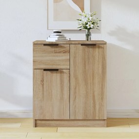 811109 vidaXL Сайдборд, сонома дъб, 60x30x70 см, инженерно дърво