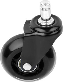 Комплект от 5 колелца за офис столове за твърд под 6.3 cm-10 mm