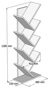 Библиотека Липтус 197-000199 цвят дъб