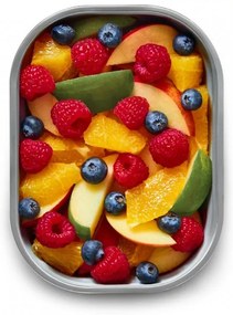 Комплект 3 бр кутии за храна Black+Blum Meal Prep FBSS-BX-PACK1, 0.6/0.9/1.2 l, Правоъгълни, Подходящи за фурна, Без BPA, Неръждаема стомана, Сив