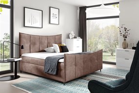 Тапицирано легло Bergamo Lux-Kafe-180 x 200