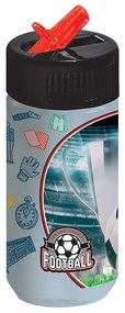 Derform - Бутилка със сламка 330 мл FOOTBALL 18