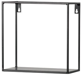 Комплект от 2 черни стенни рафта WOOOD Meert