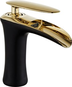 Mexen Lyra мивка на батерия, черна/златна - 745300-75