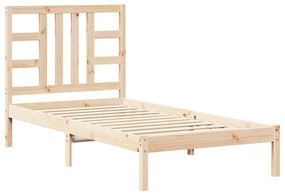 3105390 vidaXL Рамка за легло, дърво масив, 90х200 см