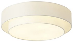 Модерна таванна лампа бяла 50 см 3-светлини - Drum Duo