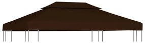 Sonata Двоен покрив за шатра, 310 г/м², 4x3 м, кафява